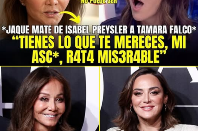 ¡Increíble revelación! Isabel Preysler lanza un remate definitivo que deja a Tamara Falcó completamente sorprendida.