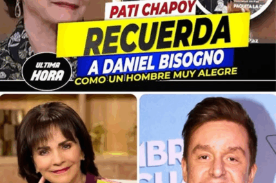 ¡EMOCIÓN AL LÍMITE! Pati Chapoy llora al recordar a Daniel Bisogno en un video que lo muestra tan alegre. ¿Por qué este gesto de nostalgia tocó tan profundamente a la conductora? ¡El momento que conmovió a todos! Los detalles detrás de sus lágrimas.