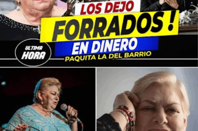 ¡Impactante! Muestran la fortuna de Paquita la del Barrio: ¡La cifra asombrosa que deja boquiabiertos a todos! 🔥😱 ¿Quiénes son los afortunados herederos de la reina de la música ranchera? Lo que revelaron sobre su legado ha dejado al mundo en shock.
