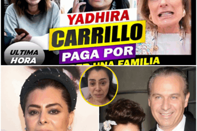 “¡Impactante! Yadhira Carrillo pierde su fortuna millonaria: El karma ha llegado y ha dejado a todos atónitos.”  Yadhira Carrillo, una de las figuras más conocidas de la televisión mexicana, conocida por su belleza, talento y por su vida llena de lujos y éxitos, ha sido noticia en los últimos días debido a una serie de eventos que han cambiado drásticamente su vida. Lo que parecía ser una vida perfecta, llena de riqueza y fama, ha dado un giro inesperado, y muchos aseguran que el karma le ha cobrado caro….