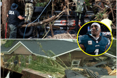 “🚨 ¡Impactante! La estrella de los Philadelphia Eagles, Jalen Hurts, cubre los gastos funerarios y compensa a las víctimas de las inundaciones en Texas: ¡lo que nadie esperaba!”