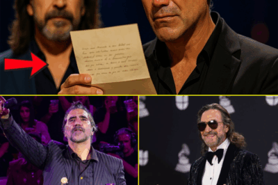 ¡Momento conmovedor! Marco Antonio Solís entrega una carta a Alejandro Fernández, y su reacción frente a lo que lee deja a todos con los ojos llenos de lágrimas