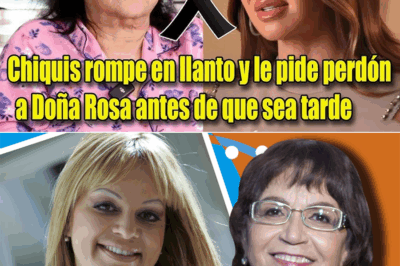 ¡Emotiva confesión! Chiquis Rivera, visiblemente conmovida, rompe en llanto y le pide perdón a su madre, Doña Rosa, antes de que sea demasiado tarde.