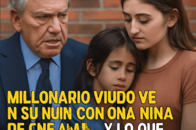 “¡Millonario Viudo Ve a Su Hija con una Niña de la Calle, y lo que Descubre Cambia Todo!” Un hombre millonario, viudo desde hace años, se cruza con una imagen que nunca imaginó ver: su hija, en plena calle, acompañada de una niña de aspecto humilde. En un primer momento, parece un simple encuentro, pero lo que descubre en ese instante lo dejará sin palabras. Un secreto profundo y oscuro se destapa ante sus ojos, y lo que parecÃa una escena común se transforma en el principio de una revelación que cambiará su vida y la de su familia para siempre. Lo que descubre cambiará para siempre su destino.