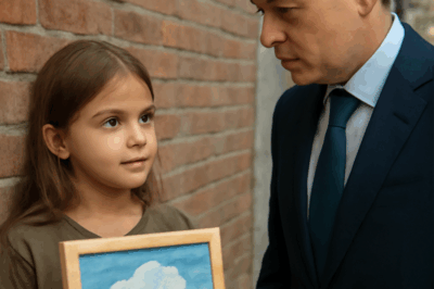 “¡Increíble! Una niña le pide a un millonario que compre su pintura… y él no esperaba ver el nombre que descubrió en ella.”