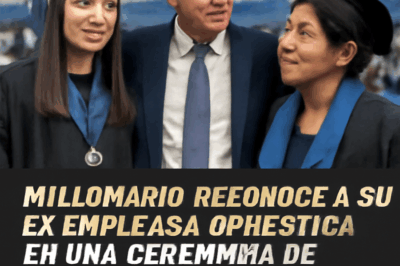 “Un Millonario Reconoce a Su Ex Empleada Doméstica en Una Ceremonia de Graduación y Cambia Su Vida para Siempre”