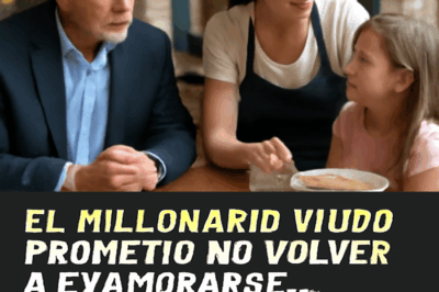 “El Millonario Viudo Prometió No Volver a Enamorarse… Hasta Que Vio a Una Camarera Cuidar a Su Hija”