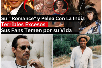 ¡Inesperado! La Triste Historia de Marc Anthony: Su “Romance” con La India y la Pelea que Conmovió a Todos, ¡Un Sugar Daddy Enredado en Escándalos!