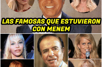 “¡Escándalo! Las famosas que estuvieron con Carlos Menem: ¡Descubre los romances secretos del expresidente!”