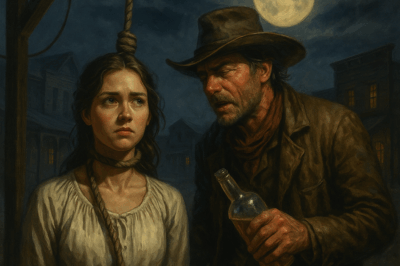 La joven inocente iba a ser colgada… hasta que un vaquero intervino