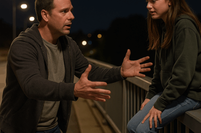 Padre soltero grita “¡No saltes!” y lo que descubre lo congela