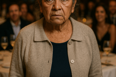 🔥👀 Una mujer mayor entró sola a un elegante restaurante