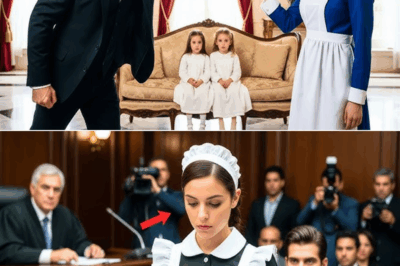 En la mansión de un millonario, la nueva empleada de limpieza parecía…