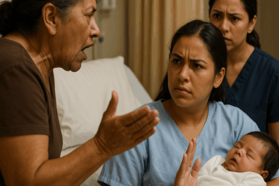 La suegra que humilló a madre e hija en el hospital….