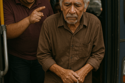 La cruel burla de un conductor contra un anciano