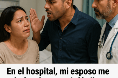 ¡Impactante Revelación! En Pleno Hospital, un Hombre Golpeó a Su Esposa por