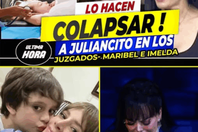 💥 ¡Impactante escena familiar! Maribel Guardia e Imelda protagonizan una tensa pelea frente a autoridades, y Juliancito colapsa emocionalmente en plena audiencia. La presencia de una doctora fue necesaria para estabilizar al menor mientras el ambiente se volvía insostenible.
