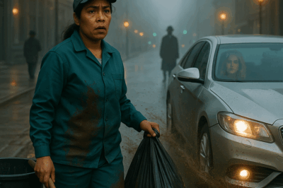 “Una mañana gris, una limpiadora avanzaba….