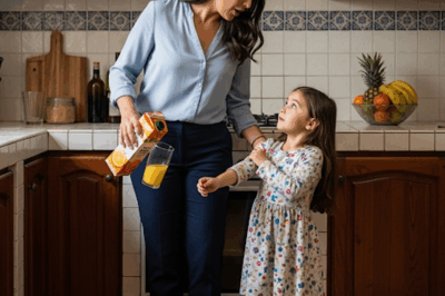 La inocente confesión de una niña encendió….