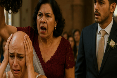 La novia ocultaba las huellas del cáncer bajo una….