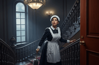 Una noche de silencio en la mansión se rompió….