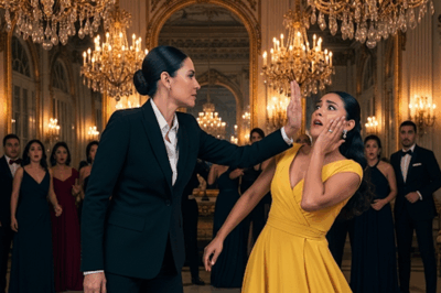 “El eco de un golpe paralizó el salón de gala: la mano….