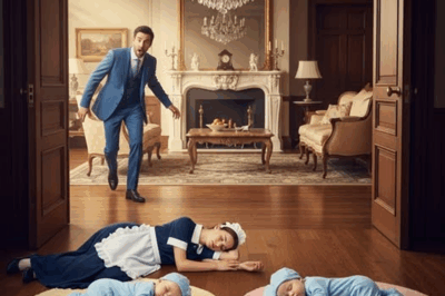 😳 ¡La verdad detrás de la opulencia! Una joven sirvienta llegó