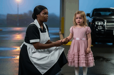 “Entre sombras y autos silenciosos, una mujer humilde halló….