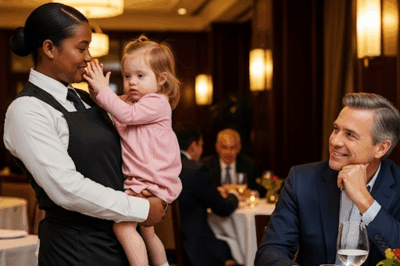 “La escena que nadie esperaba: en medio de un restaurante….