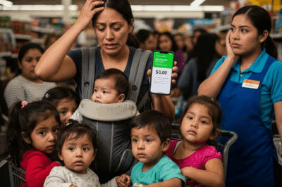 Se quedó corta en la cuenta: diez dólares. La cajera…