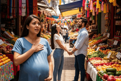 “Una esposa a punto de dar a luz salió sola a comprar….