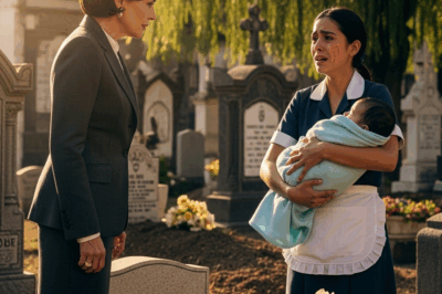 Una mujer rica visitó la tumba de su hijo y halló….