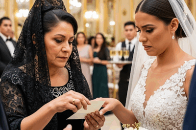 El salón brillaba con candelabros y risas cuando….