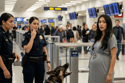Un control de rutina en el aeropuerto terminó….
