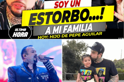 “¡Shock Total! Emiliano Aguilar Revela su Dolor por el Distanciamiento con Pepe Aguilar: “QUIERO MORIR”