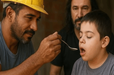 “Lo vio hambriento y lo alimentó: albañil….