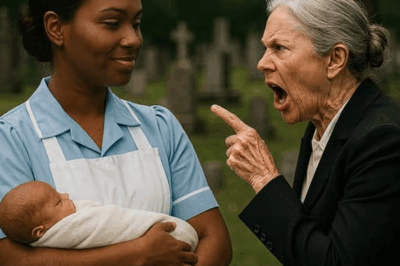 A Wealthy Woman Visits Her Son’s Grave and Finds a Tearful Waitress Holding a Baby — What She Discovered Changed Everything….
