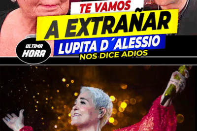 “Lo que debería haber derretido corazones… ahora está haciendo explotar internet. Una foto.”  ¡NOS DEJA! Lupita D’Alessio CONFIRMA que es la última oportunidad de verla