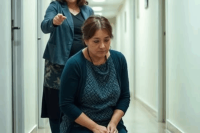 And you’re still scrubbing floors! And yet, you studied for straight A’s in school,» laughed the former classmate, not yet knowing who she had come for the interview with.