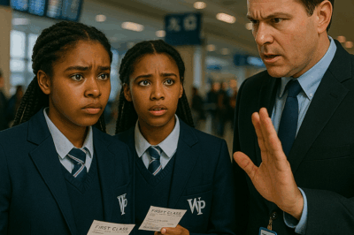 Dos hermanas negras rechazadas en primera clase – la llamada de su padre detiene todo el aeropuerto