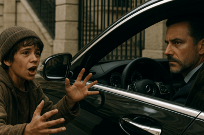 ¡No conduzcas! ¡Tu esposa cortó los frenos! — dijo un niño sin hogar al millonario… y entonces pasó