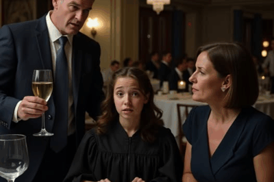 Parecía una velada perfecta: luces de cristal, sonrisas de orgullo y brindis familiares. Hasta que el esposo anunció públicamente el final de su matrimonio. Creía tener el control… pero la reacción inesperada de su esposa convirtió la celebración en una lección brutal que dejó a todos mudos de asombro.