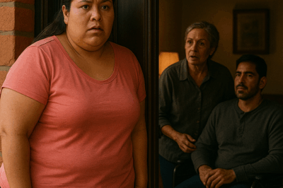 Regresé a casa sin avisar… y escuché a mi suegra decirle a mi esposo discapacitado: “Tu gorda esposa…”