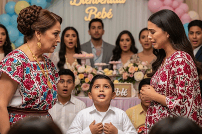 “Durante la celebración perfecta del embarazo…