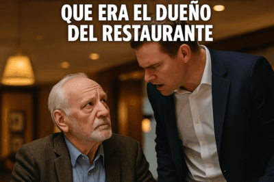Millonario humilla a un anciano en público… sin saber que era el dueño del restaurante