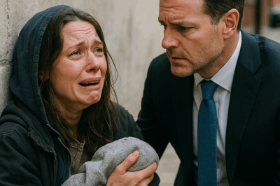 “Mujer sin hogar gritó ‘¡no se lleven a mi bebé!’… lo que hizo el CEO millonario sorprendió a todos”