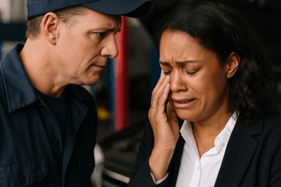 “La directora ejecutiva, reconocida por su fortaleza, rompió en llanto en un taller mecánico, confesando: ‘Lo perdí todo’. Nadie esperaba que un hombre humilde, un mecánico, fuera quien le diera la lección más poderosa de su vida. Sus palabras, tan simples como profundas, revelaron lo que aún tenía y lo que realmente importaba, cambiando el rumbo de su historia para siempre.”