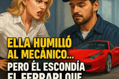 🔥 ELLA HUMILLÓ AL MECÁNICO… PERO ÉL ESCONDÍA EL FERRARI QUE LO CAMBIARÍA TODO 🔥