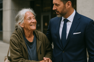 🚨 ¡Increíble! Mujer sin hogar pide al rico más inesperado un papel de hijo 😳🔥