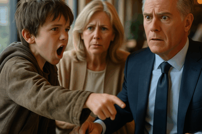 “Un multimillonario disfrutaba de una lujosa cena cuando un niño sin hogar irrumpió gritando: ‘¡No coman eso!’. Todos lo miraron con desprecio, pero segundos después lo que reveló el pequeño dejó helados a los presentes. La verdad detrás de esas palabras destapó un secreto tan impactante que cambió para siempre la vida del magnate y de quienes estaban allí.”